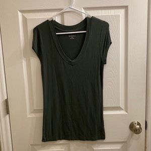Merona Green V-Neck